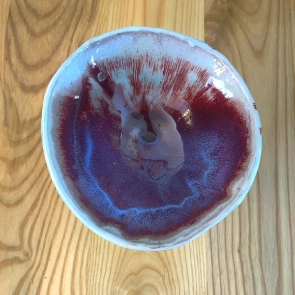 Custom pottery glazed bowl trinket bowl - Picture 3 of 5